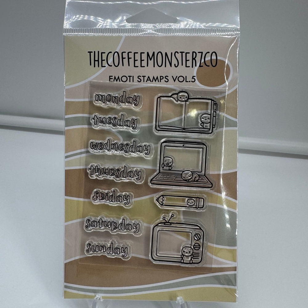 TCMC The Coffee Monsterz co.  | TCMC STAMP emoti set vol. 5
